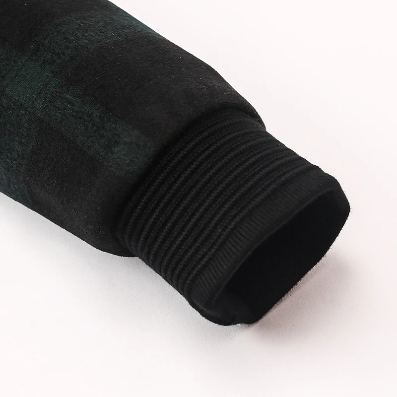 

LKSD spring fashion men's jacket causal strand collar plaid printed full sleeve cotton coat streetwear men's coat U160790088