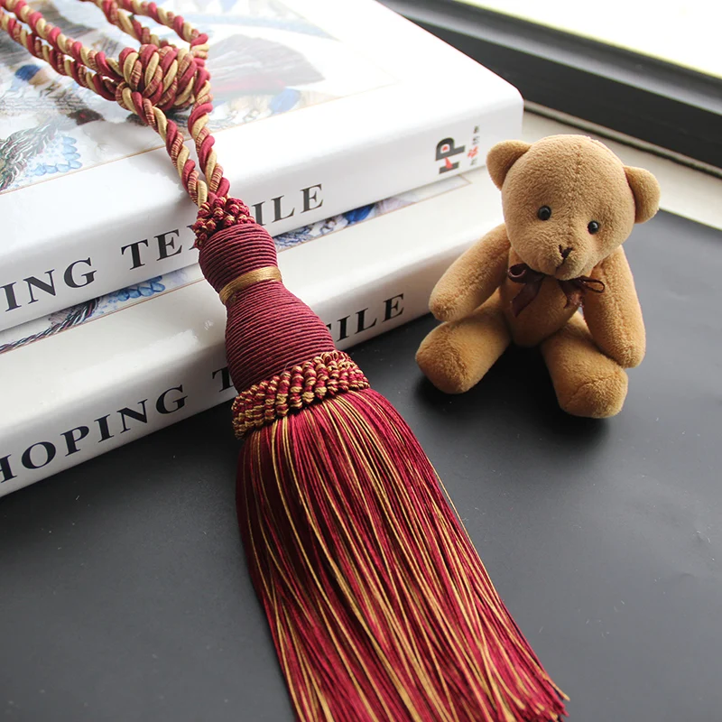 2 шт. занавески с кисточками украшение для дома веревка повязки подвесные шарики