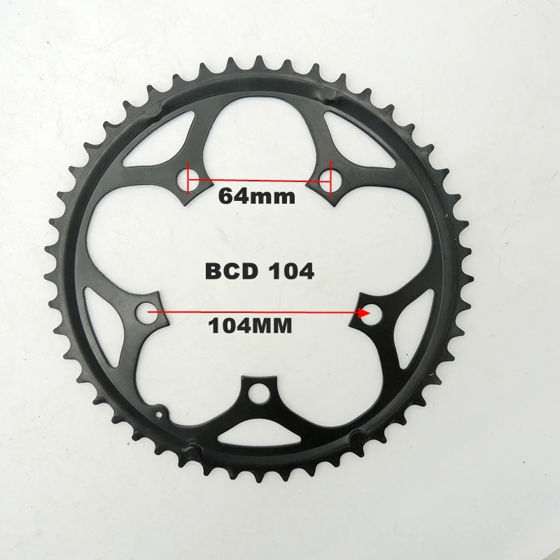 48 зубьев 52-зубчатая дорожная велосипедная позиционирующая ступенчатая пластина
