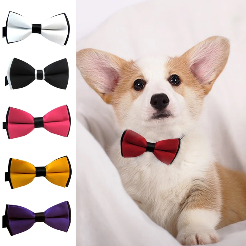 Новые аксессуары для собак ручной работы одноцветные товары домашних животных