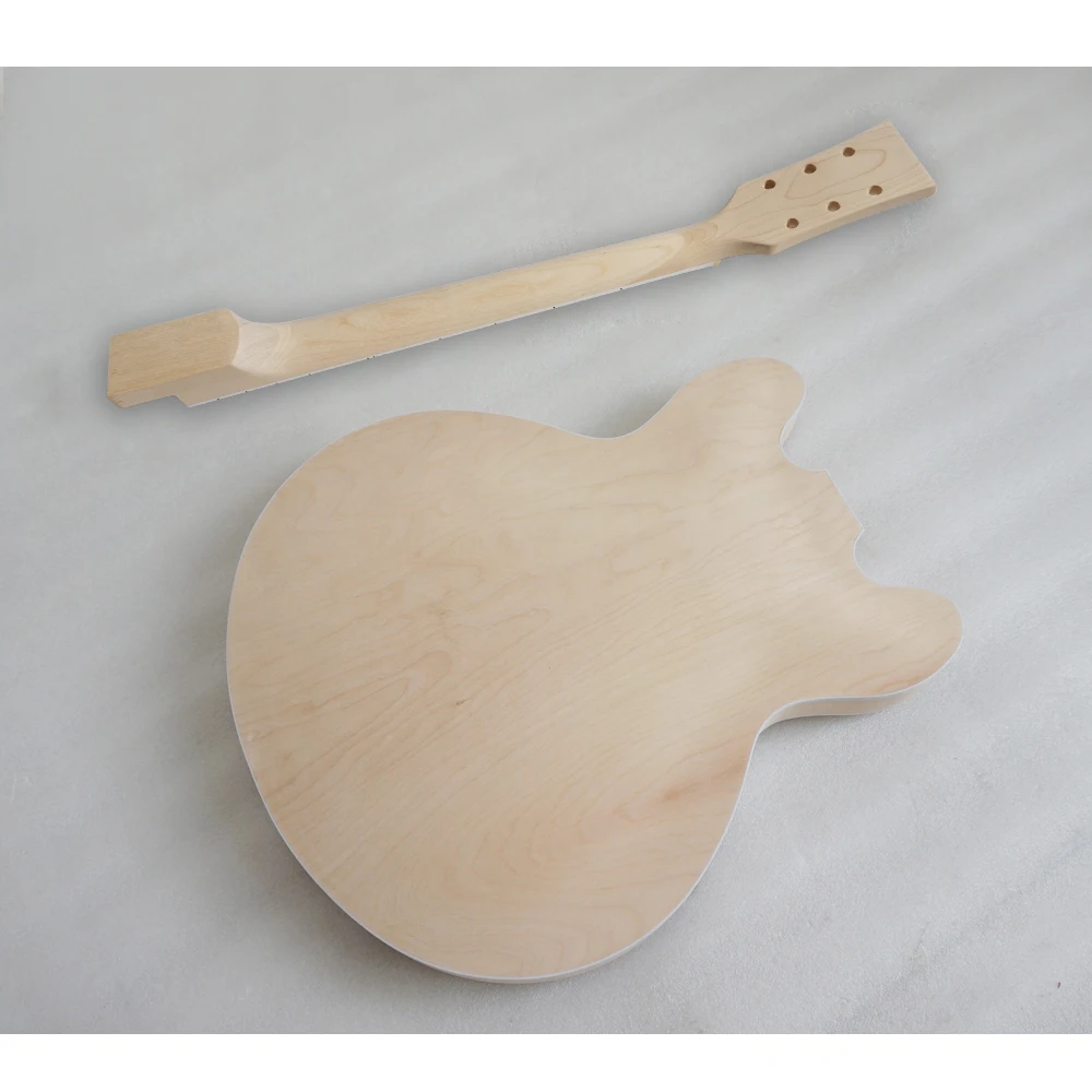 Aiersi DIY полуполые тела джаз электрическая гитара типа ES наборы|Гитары| |