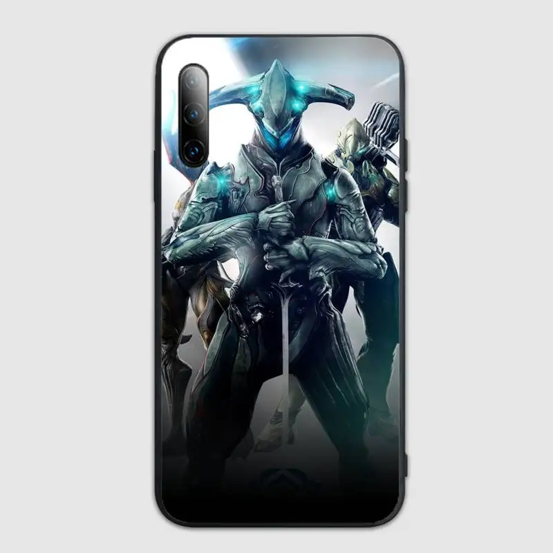 

Warframe Lotus Phone Case For Huawei P9 P10 P20 P30 P40 pro lite plus Smart Cover Fundas Coque