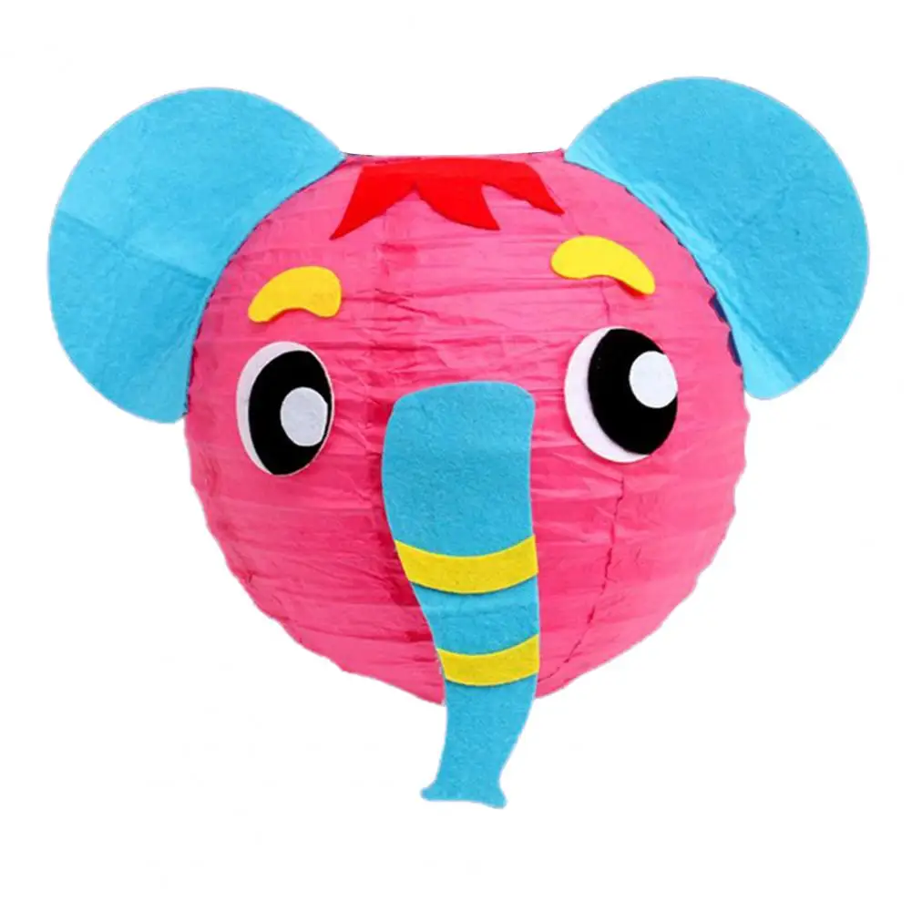 

Portable Cartoon Animal Shape DIY Handmade Luminous Lantern Mid-Autumn Birthday Wedding Decor Party Supplies Toy