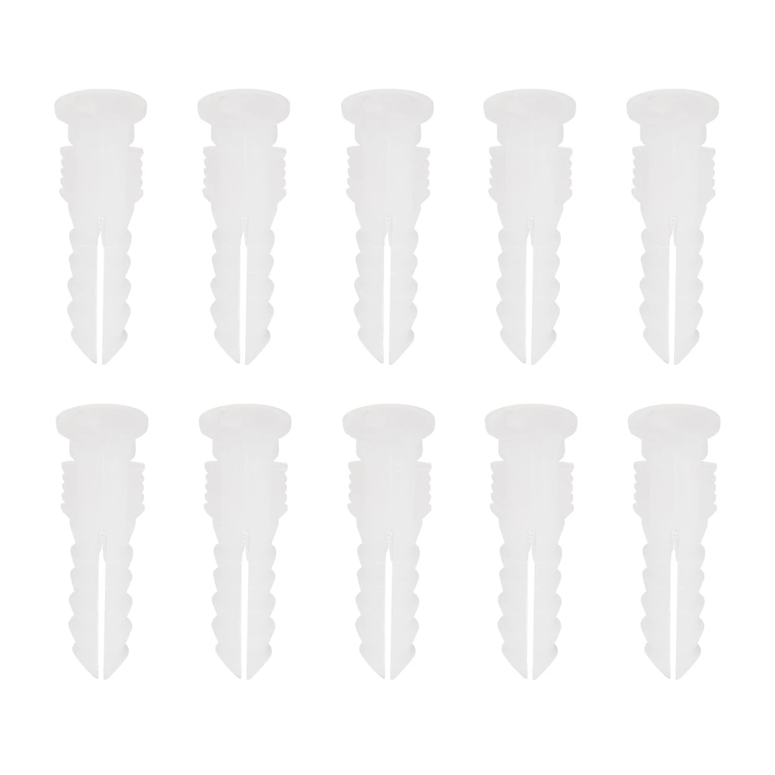 

Uxcell 75 шт. 6x30 мм пластиковая Расширительная Труба, колонка, бетонный якорь, настенная вилка, белая для домашнего сада, DIY применение