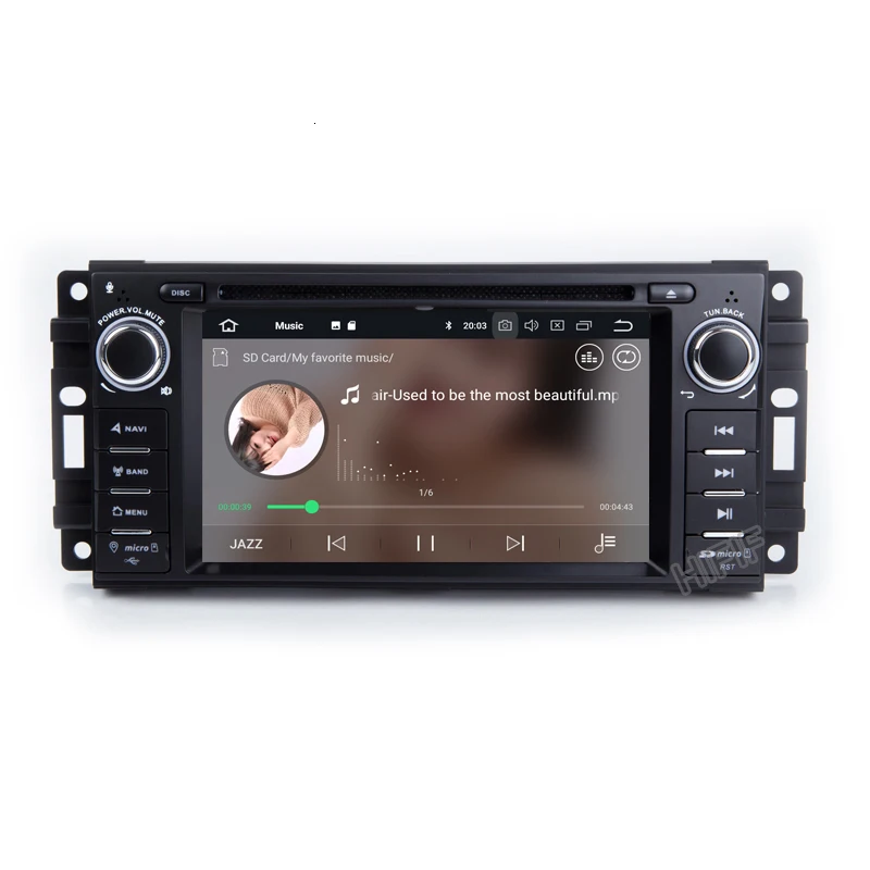 Автомобильный стерео-проигрыватель PX5 Carplay 8 Core 4G + 64G Android 10 для Jeep Cherokee 2009 2008 2010