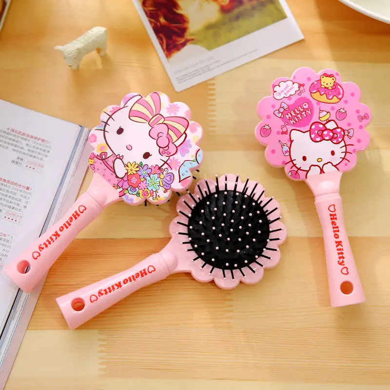 Расческа в стиле аниме Hello Kitty подушка безопасности мультяшная детская расческа