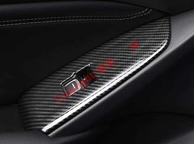 

Carbon Fiber Style Interior Door Window Buttons Cover Trim For Honda Accord MK10 2018 2019