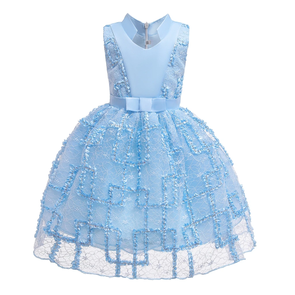 Girls Dress Elegant clothing New Princess Children Party Wedding Gown Kids Dresses for Vestido Wear | Детская одежда и обувь