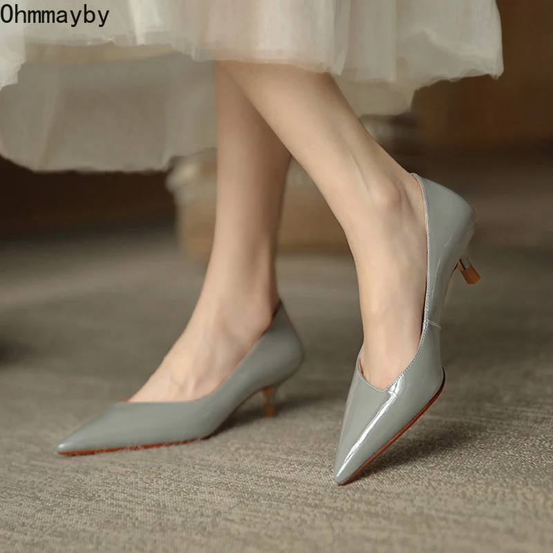 

Туфли-лодочки женские классические, заостренный носок, без застежки, пикантные свадебные туфли-лодочки, на тонком каблуке