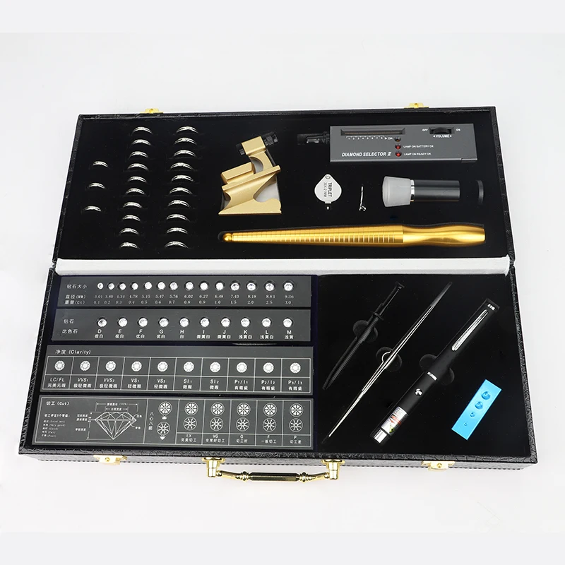 Алмазная коробка для обнаружения алмазов селектор texter кольцо HK guage кольцевая