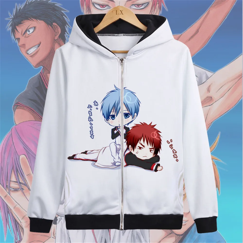 Аниме Kuroko no Basuke Tetsuya толстовки Косплей вечеринка костюм с капюшоном пальто