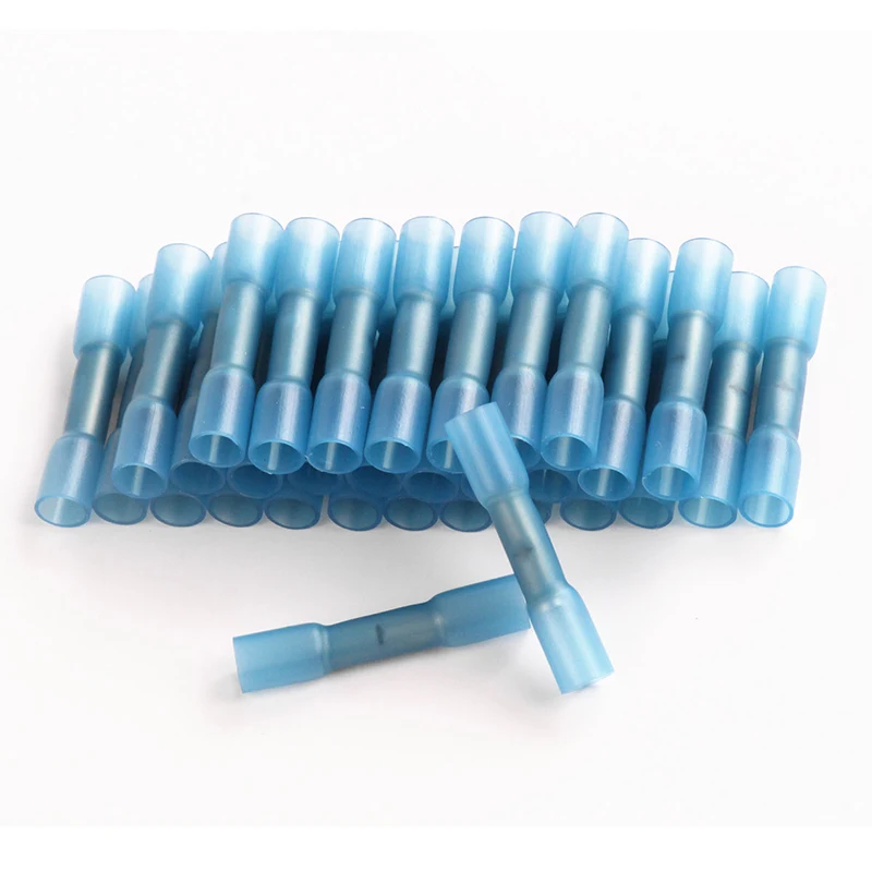 100 шт. термоусадочные изогнутый локон терминалы Разъемы сортировочные клеммы