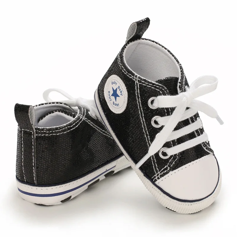 

Baby Shoes Boy Sport Sneaker Soft Cotton Baby Girl Shoes First Walker Prewalker Bling Canvas Toddler Crib Shoes For Children