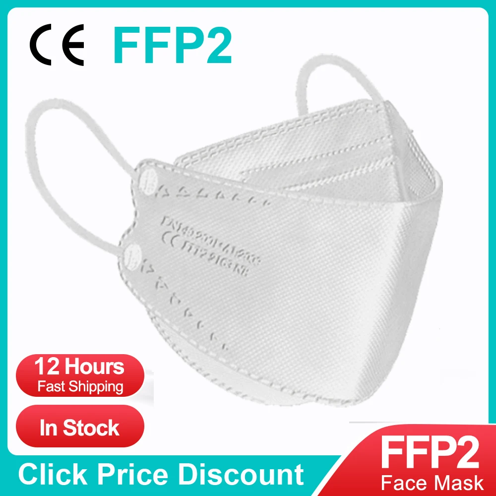 

CE FFP2 Face Mask Protective Masks Fish Mask Approved Mascarillas FPP2 Mascarilla Faciales Reusable Mask KN95 ffp2masks