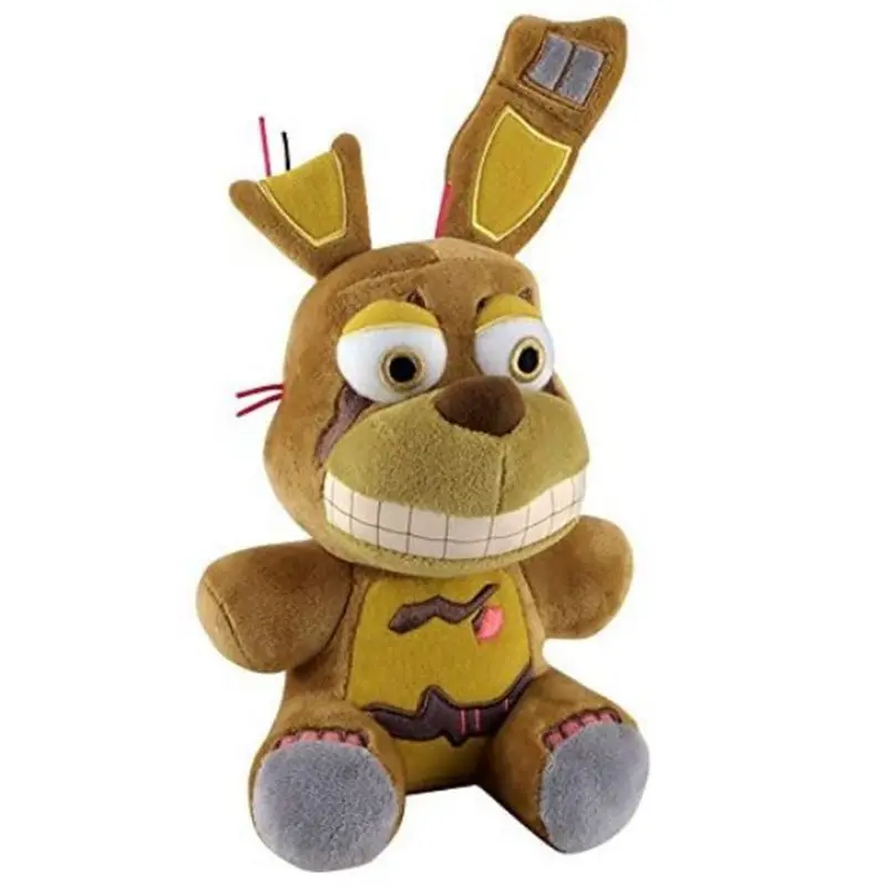 Зеленый 25CM Five Nights at Freddy's Springtrap FNAF Plush Stuffed Toy - Цвет: Зеленый