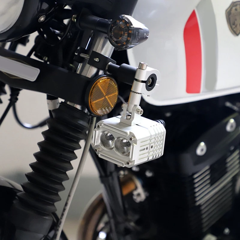 

2 Pcs Motorcycle Accessories: 1 Pcs Headlight Spotlight Auxiliar Moto Mount Bracket & 1 Pcs Universal Mount Bracket