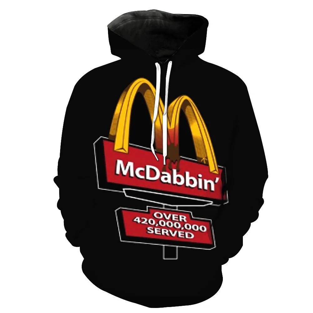 

CNUUIKOOEK Sweatshirts Men's 3D Lettered M Printed Hooded Pocket Pullover Hoody Fashion Hooded Men's Hoodies