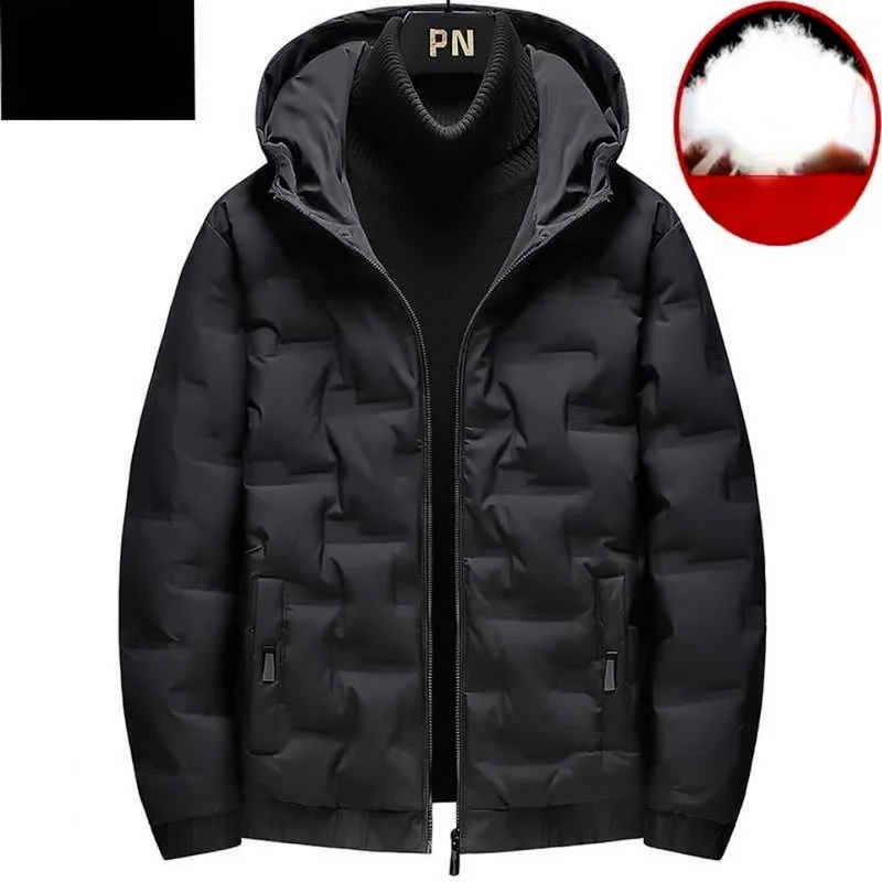 

Мужская куртка с капюшоном, теплая ветрозащитная парка, повседневная, водонепроницаемая, на осень и зиму, Y163, 2021