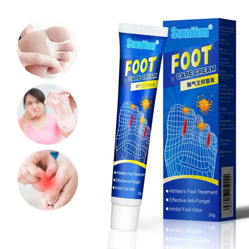 

Anti Fungal Infections Foot Cream for Athlete's Foot Pain Relief Beriberi Itch Erosion Peeling Blisters Feet Ointment SA