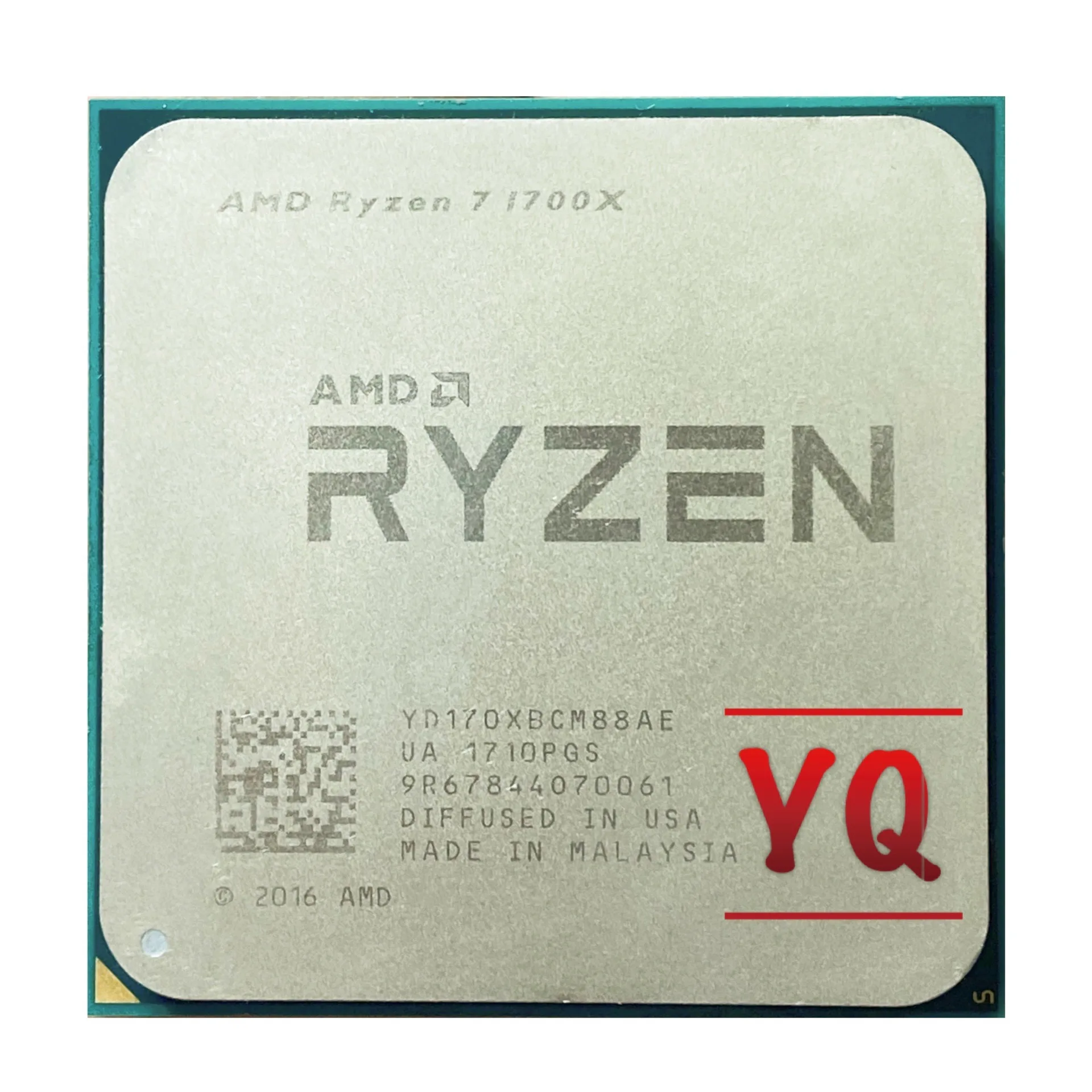 Восьмиядерный процессор AMD Ryzen 7 1700X R7 3 4 ГГц YD170XBCM88AE YD17XBBAM88AE разъем AM4|Процессоры| |