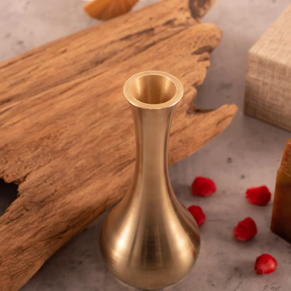 1 шт. медная декоративная мини-ваза для цветов | Дом и сад