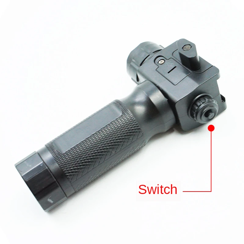 Тактический быстросъемный вертикальный захват Алюминиевый светодиодный