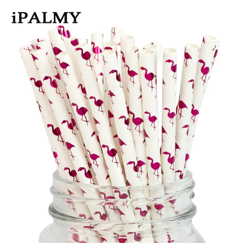 Ipalmay 100 шт металлическая Золотая фольга, бумажные соломинки, вечерние соломинки из фольги, для питья, для свадьбы, дня рождения, вечеринки