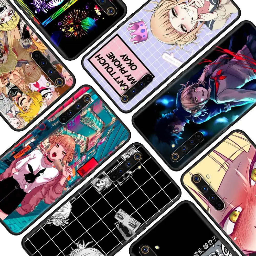 

Himiko Toga Anime Black Capa For Oppo A53 A52 A9 2020 A94 A74 A55 A93 5G Finf X2 Lite Reno4 Pro Soft Silicone Luxury Case