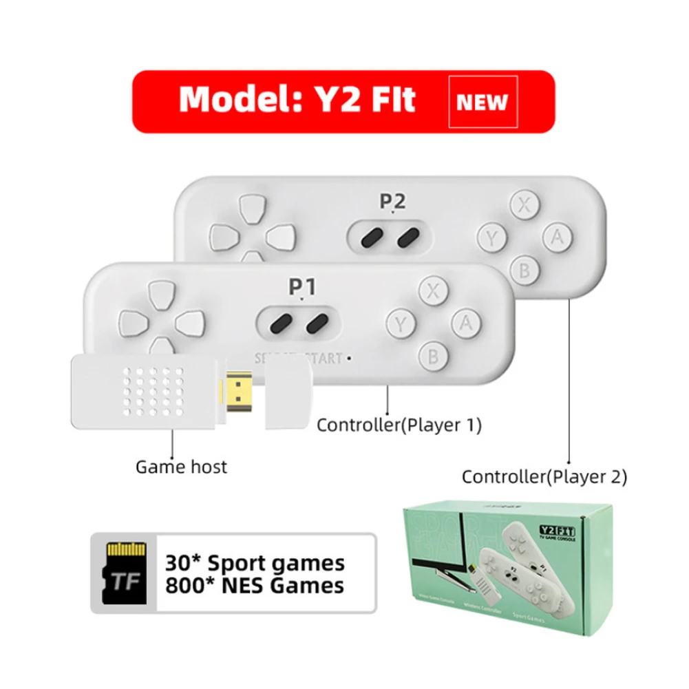 Классическая Игровая приставка Y2 Fit 4K встроенная игровая Ретро консоль NES 800 с