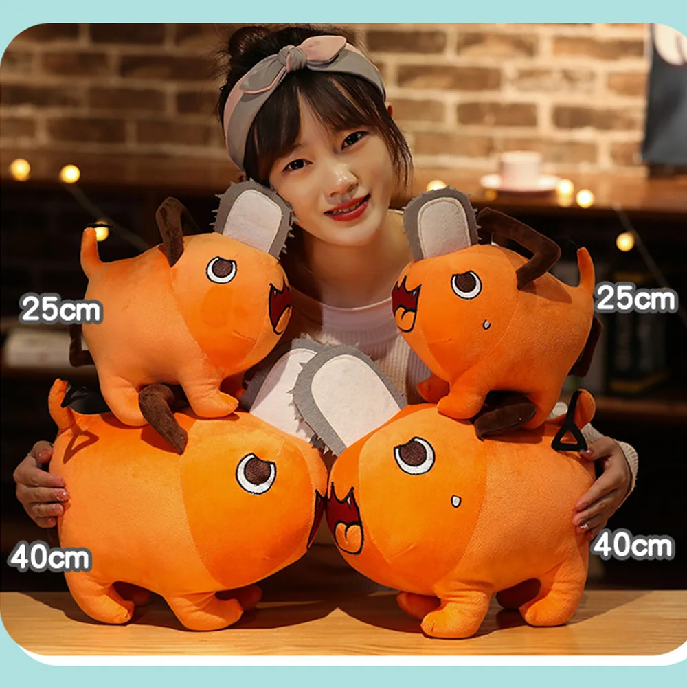 

Anime Chainsaw Man Pochita Plush Doll Pillows Cosplay Cute Cartoon Bolster Kawaii Plushie Kids Toys Costume Props