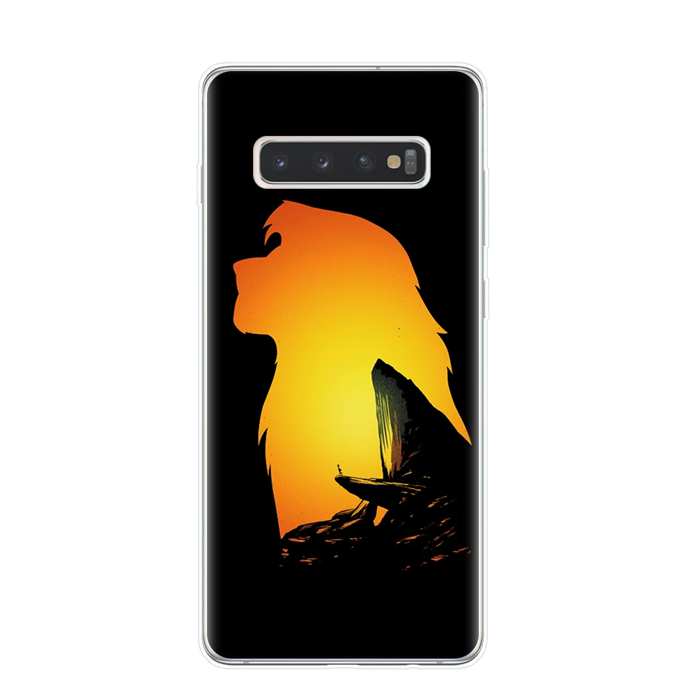 Роскошный чехол для телефона Lion King nala simba timon для samsung Galaxy S10 S9 S8 Plus S6 S7 Edge S10E Lite 5G Мягкий ТПУ чехол Капа Etui