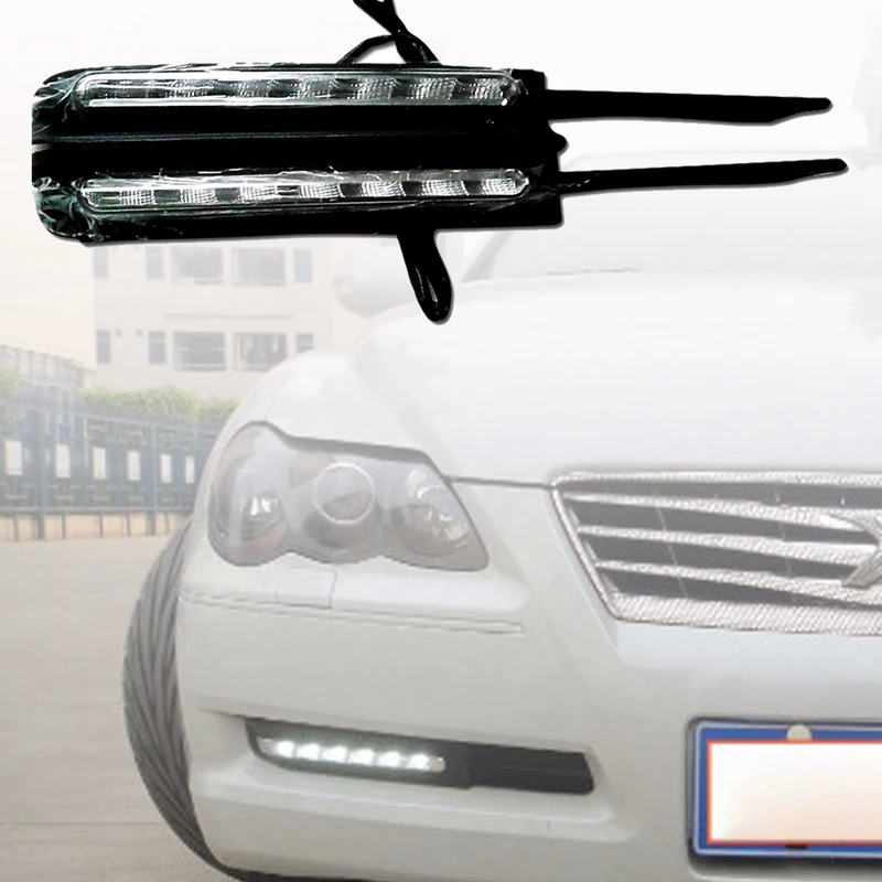 

TOP -2Pcs for Toyota Reiz Daytime Running Light 2005-2009 Modified LED Daytime Running Light Reiz Daytime Running Light