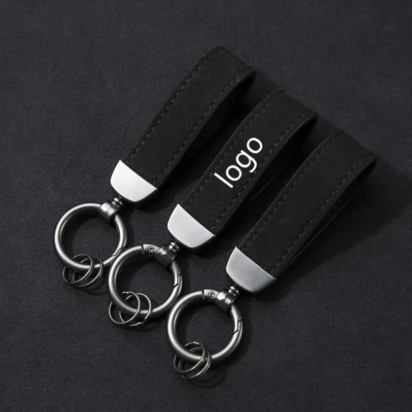 1 шт. брелок для ключей с замшевым кожаным логотипом автомобиля BMW Mercedes Audi Toyota Honda