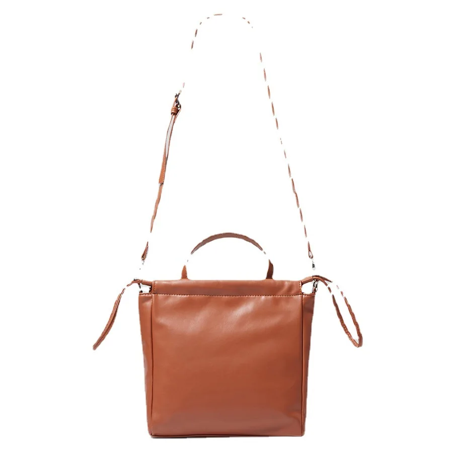 

Barabum Square Bag with Drawstring Simple Single Shoulder Women's Bag