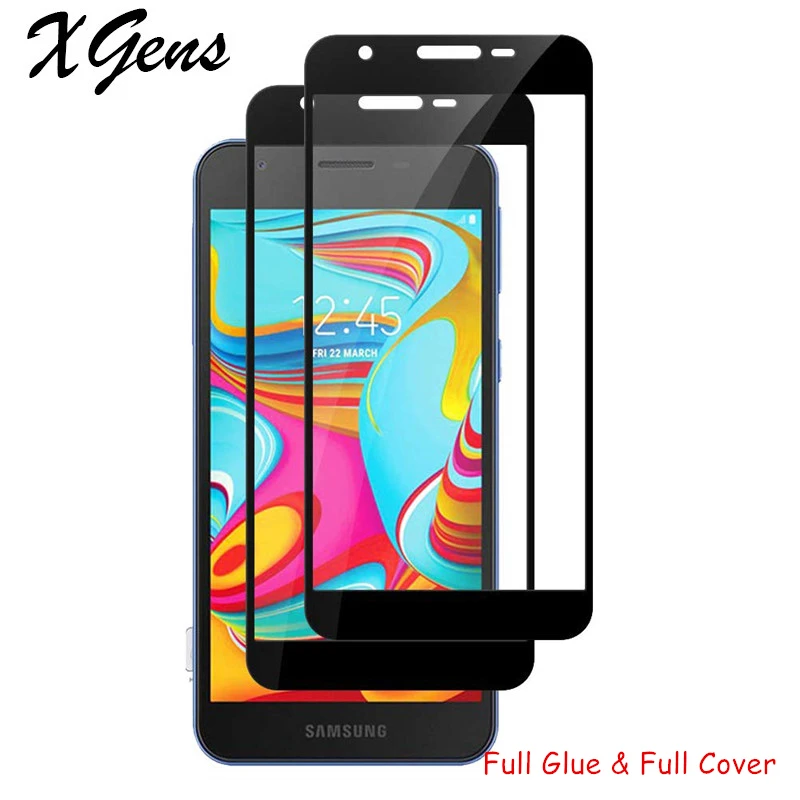 2 шт Защитная пленка для ЖК экрана Samsung Galaxy A2 Core полностью наклеиваемая