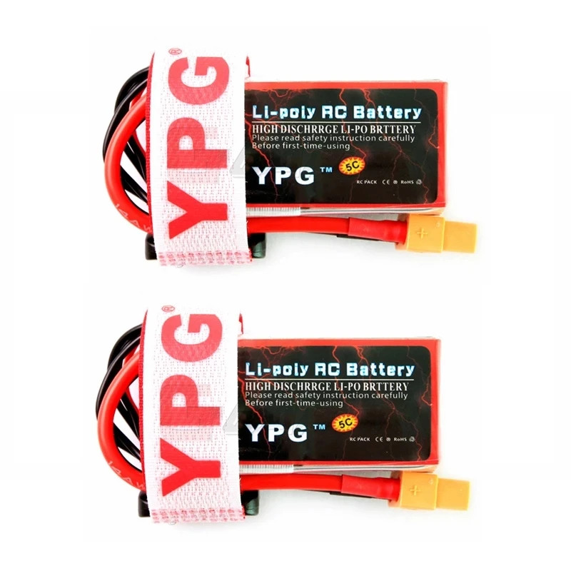 

1PCS/2PCS Gartt YPG 4S LiPo Battery 14.8V 850MAH 70C For QAV FPV RC 210 250 ZMR 300 Quadcopter Multirotor Mini Drones