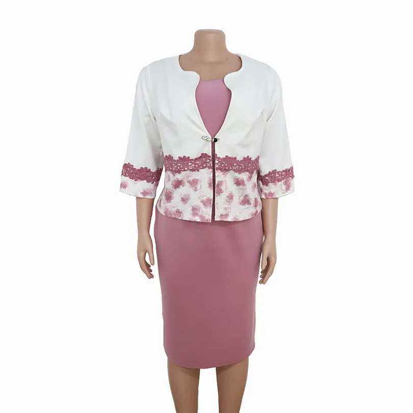 Дашики африканская одежда для женщин 2 шт. наборы дерсс и пальто костюмы принт