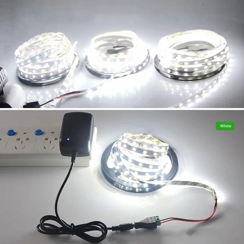 Гибкая Водонепроницаемая светодиодная ленсветильник SMD 5050 2835 5 м 10 м/рулон 60