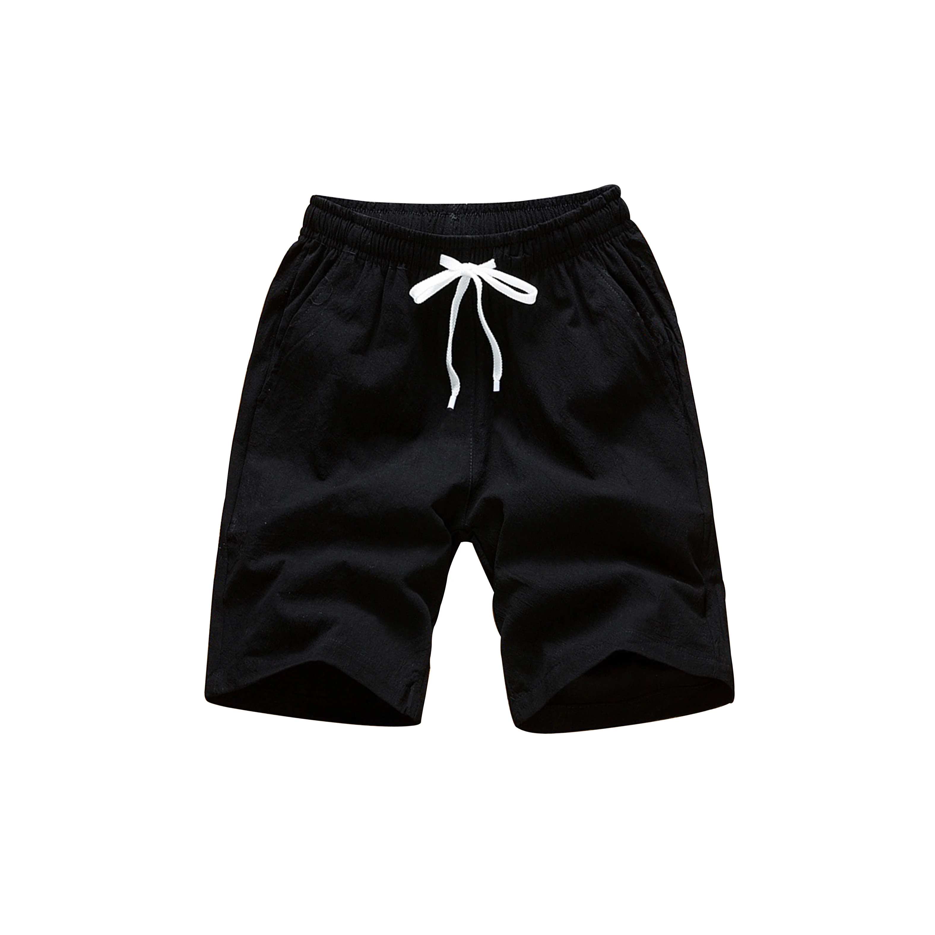 Мужские летние шорты повседневные свободные укороченные брюки спортивные