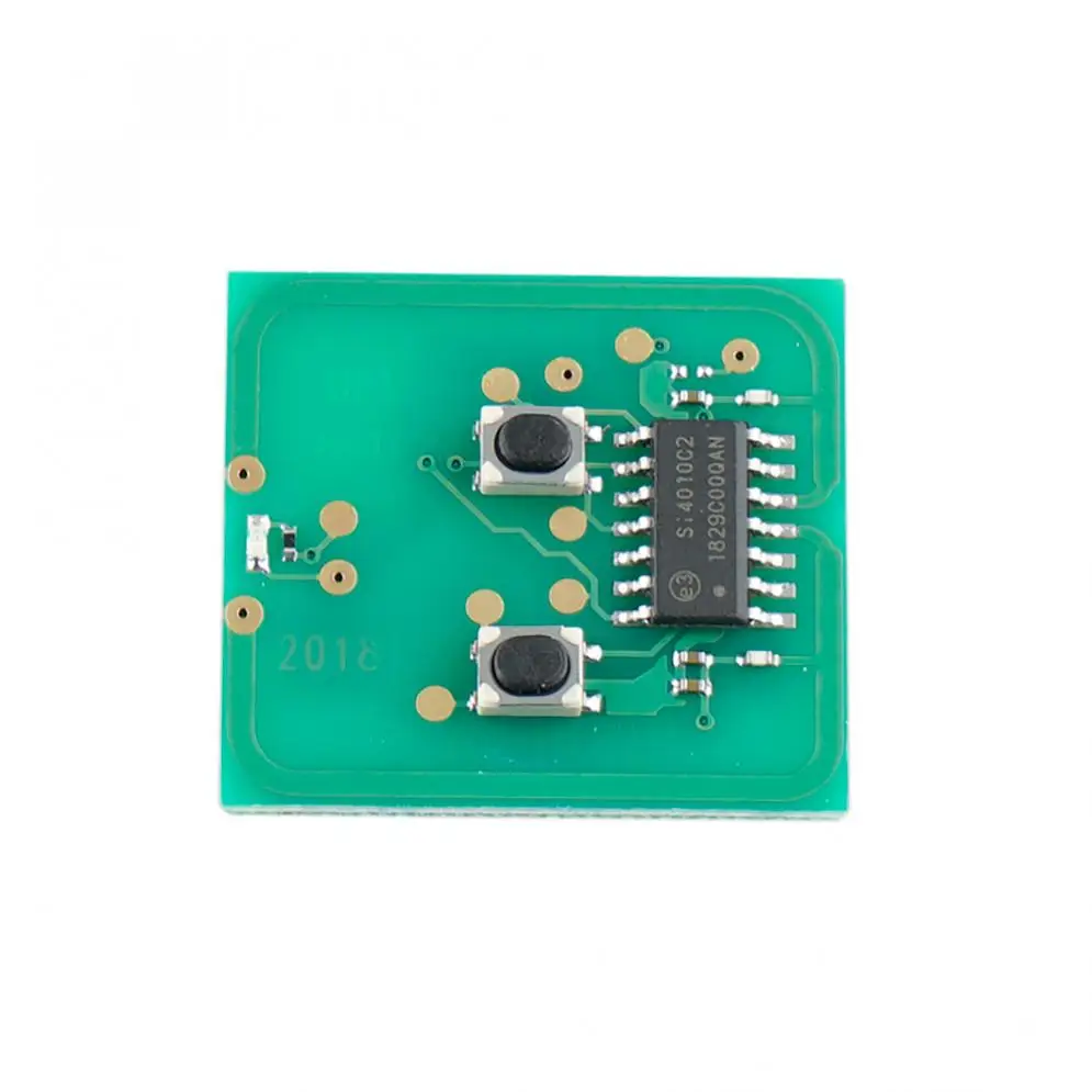 433 МГц 2 кнопки дистанционного ключа автомобиля с чипом ID40 и лезвием HU43