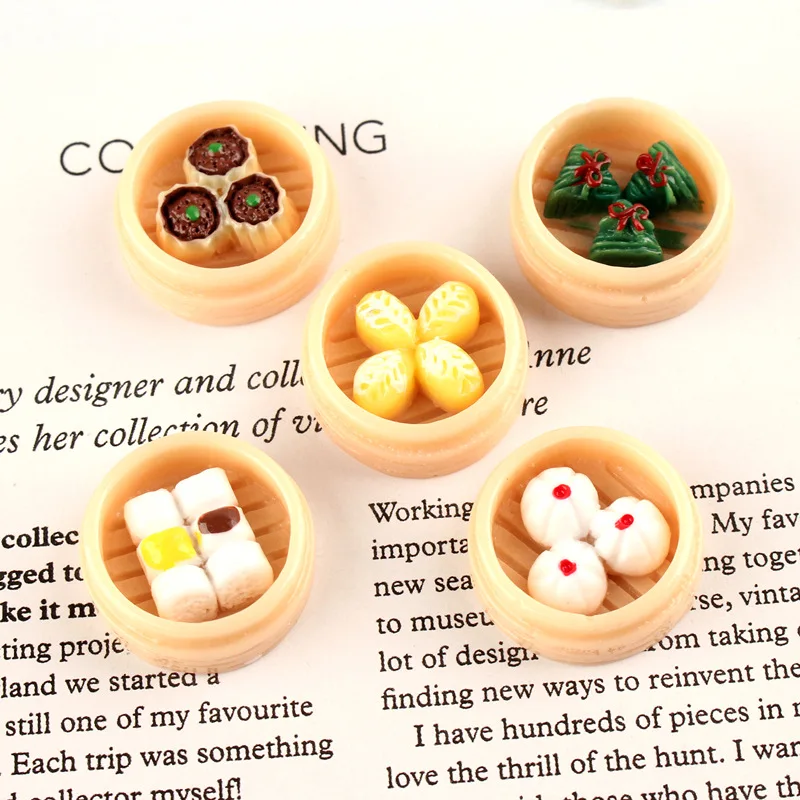 Мини-заказ 10 шт 25*8 мм 3D пельменей из смолы кабошоны для поделок аксессуары