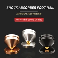 8pcs aluminum alloy speaker spike stand feet pad shockproof foot nail subwoofer amplifier turntable isolation furniture pads