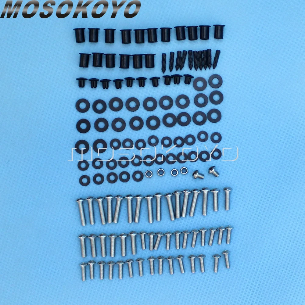 

Для Kawasaki ZX10R ZX-10R 2004 2005 полный мотоцикл 129 шт. болты Обтекатели корпуса Винты Гайки набор фиксации оборудования