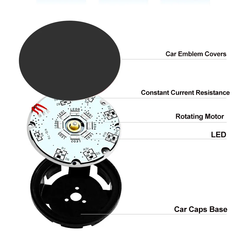 Kopen 54Mm 4 Stks/set Drijvende Led Wiel Hub Cap Light Wheel Center Velgen Voor Teana Sylphy Qashqai Livina Tiida Cube Auto Accessoires