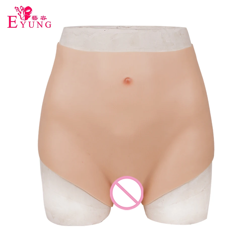 Eyung Силиконовые Реалистичные трусики Вагина Трансвестит настоящая киска