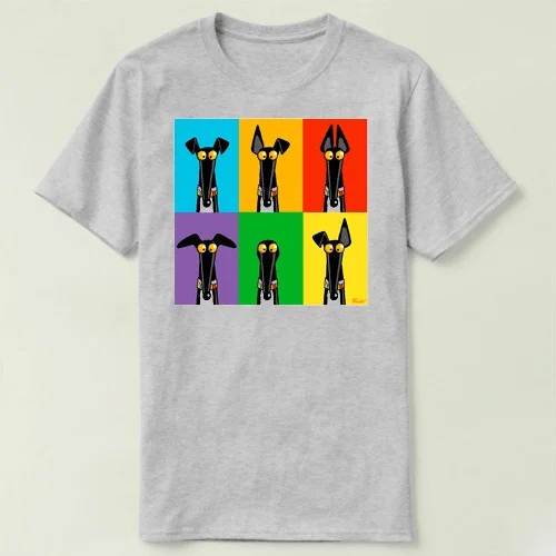 

Greyhound Semaphore fashion Tee short sleeve cotton t-shirt women and men
