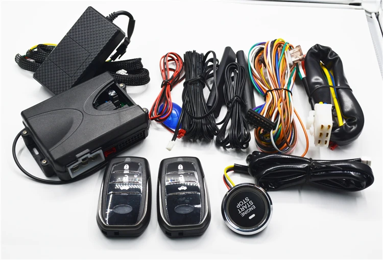 Смартфон gsm& gps Автомобильная сигнализация совместимый Центральный замок для авто автомобильный двигатель start stop система keyless go
