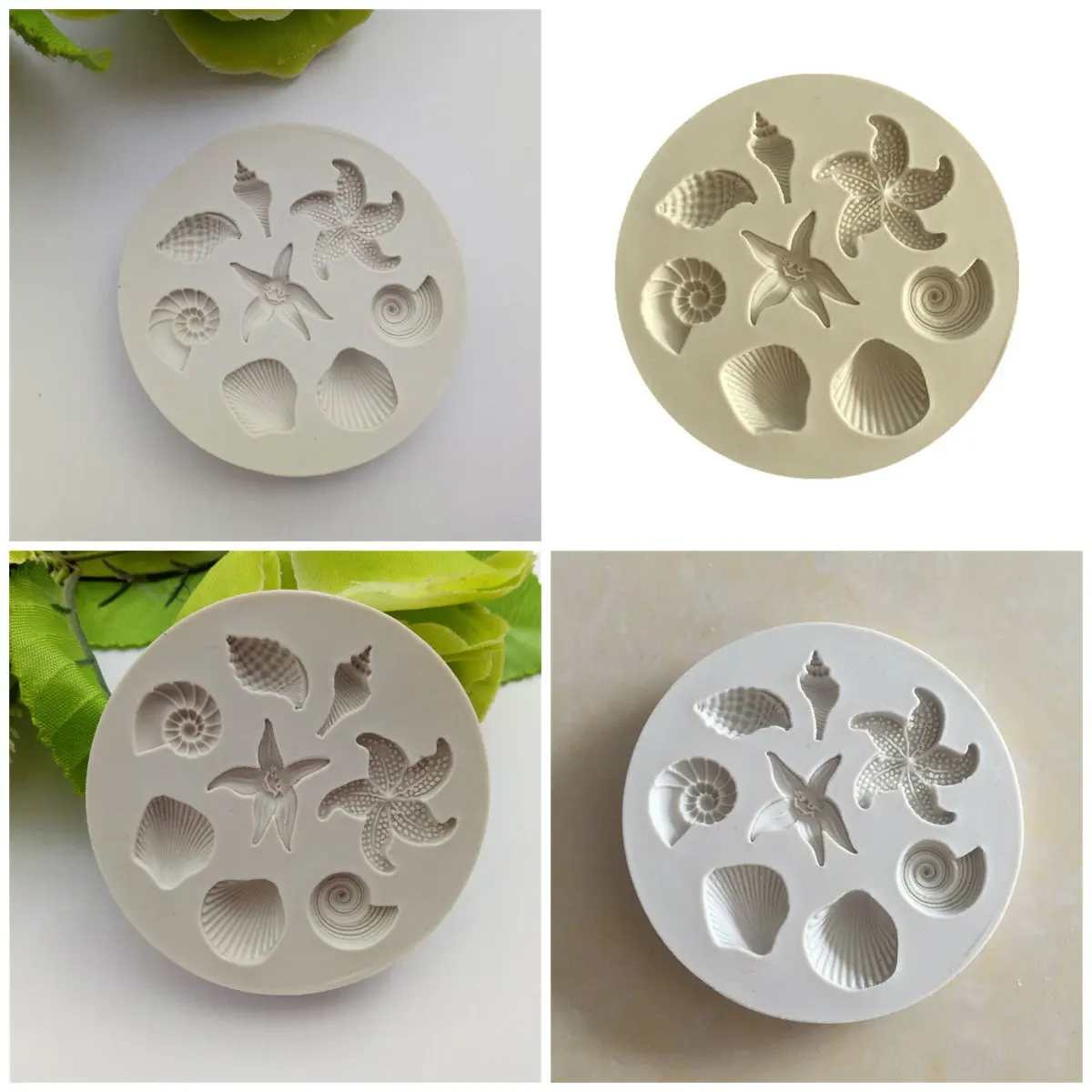 Новая форма для торта на день рождения DIY океанские биологические раковины