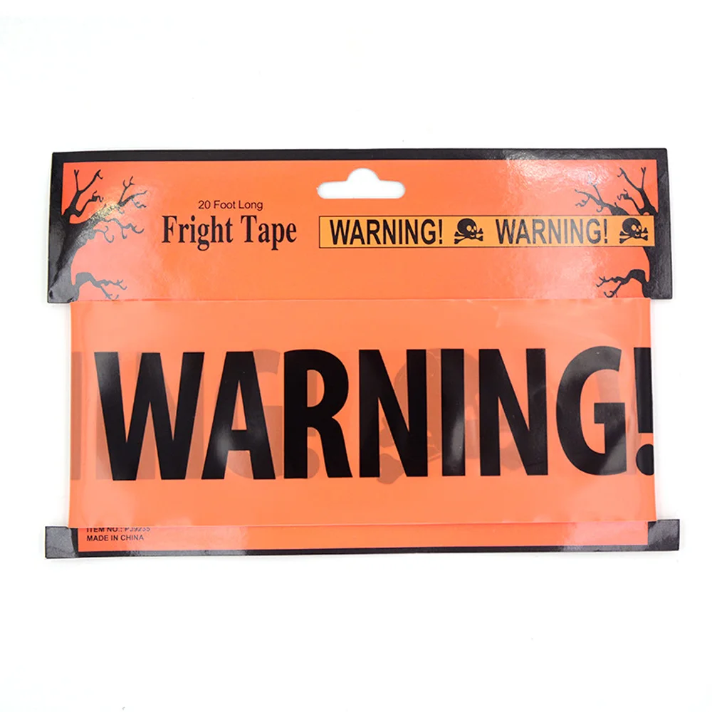 

Halloween Decoration Warning Tape Sign Halloween Props Window Props Party Danger Warning Line Caution Tapes Halloween Decoration