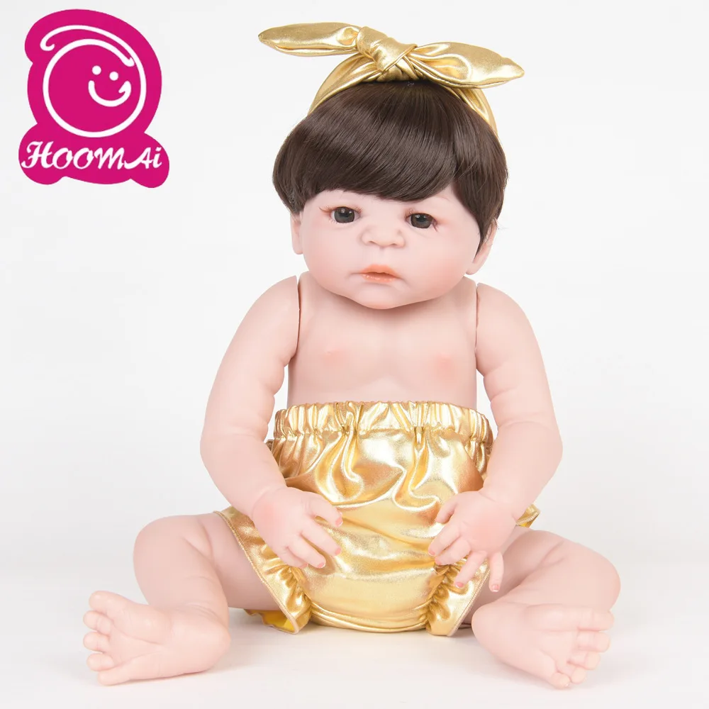 22 &quot55 см Горячие Дешевые Полный винил силиконовый крутой новорожденный куклы